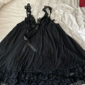 Black Camisole short Nightdress